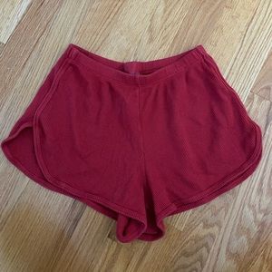 Brandy Melville Red Shorts